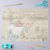 Papier Mousseline Boho Floral Ephemera Design Series #6 (Artisanat)