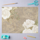 Papier Mousseline Boho Floral Ephemera Design Series #8 (Artisanat)