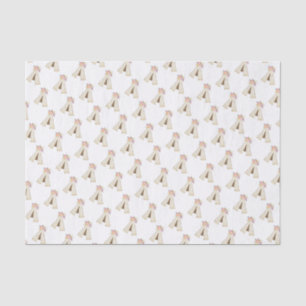 Papier Mousseline Boho Floral Tribal Teepee Girl