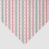 Papier Mousseline Boho Funky Retro Eclectique Pastel Stripe de Noël (Détail)