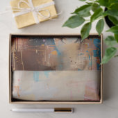 Papier Mousseline Boho Highland Cow Peinture colorée Découpage (Cadeau)