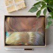 Papier Mousseline Boho Hippie Fleur Enfant Chic Découpage (Cadeau)