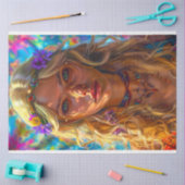 Papier Mousseline Boho Hippie Fleur Enfant Chic Découpage (Artisanat)