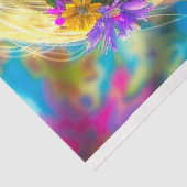 Papier Mousseline Boho Hippie Fleur Enfant Chic Découpage (Détail)