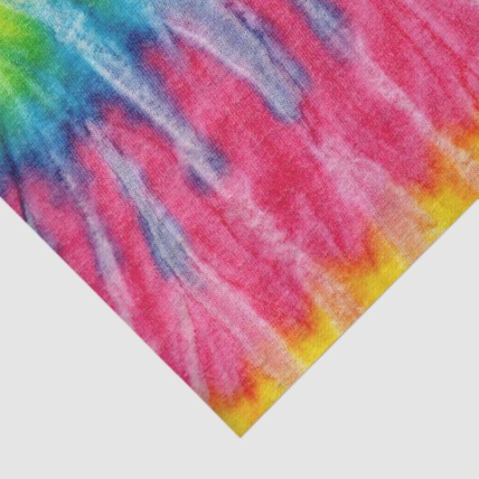 Papier Mousseline Boho hippie teignent en nouant (Détail)