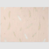 Papier Mousseline Boho Moderne Plumes Collection Luxe (Recto)