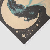 Papier Mousseline Boho Moon and Flowers 5 découpage Papier (Détail)