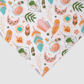 Papier Mousseline Boho Motif Tissu Papier (Détail)