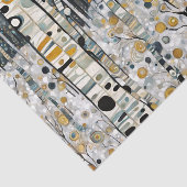 Papier Mousseline Boho Mountain Aspen Tree Scene (Détail)