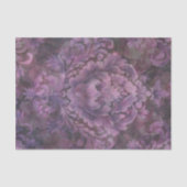 Papier Mousseline Boho prum motif rose découpage (Recto)