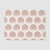 Papier Mousseline Boho Rainbow OT ergothérapeute (Recto)