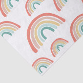 Papier Mousseline Boho Rainbows Découpage Envelopper papier de tissu (Détail)