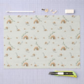 Papier Mousseline Boho rainbows eucalyptus baby shower de pépinière (Artisanat)