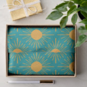 Papier Mousseline Boho Ray of Sun Turquoise (Cadeau)