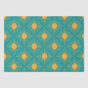 Papier Mousseline Boho Ray of Sun Turquoise