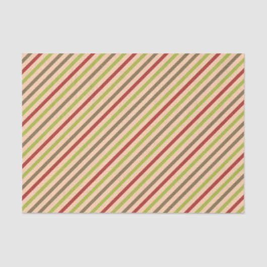 Papier Mousseline Boho Retro Moderne Bande papier Tissu (Recto)