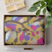 Papier Mousseline Boho rose I floral (Cadeau)