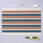 Papier Mousseline Boho Rustic et Navy Stripes (Artisanat)