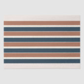 Papier Mousseline Boho Rustic et Navy Stripes (Recto)