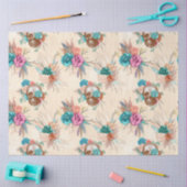Papier Mousseline Boho Sketch Series Design 3 (Artisanat)