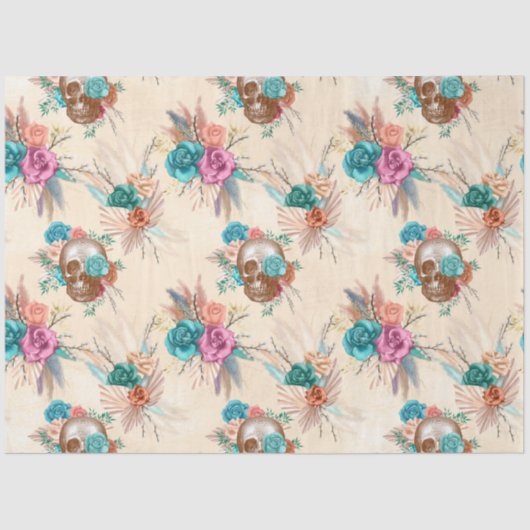 Papier Mousseline Boho Sketch Series Design 3 (Recto)