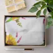 Papier Mousseline Boho Skull and Flowers Series Design 5 (Cadeau)