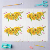 Papier Mousseline Boho Skull and Flowers Series Design 5 (Artisanat)