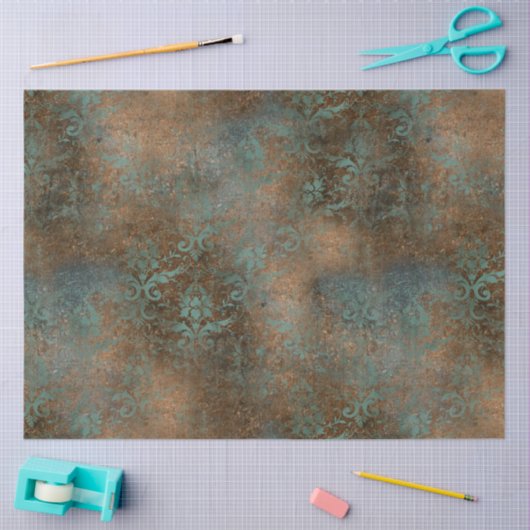 Papier Mousseline Boho Skull Series Design 11 (Artisanat)