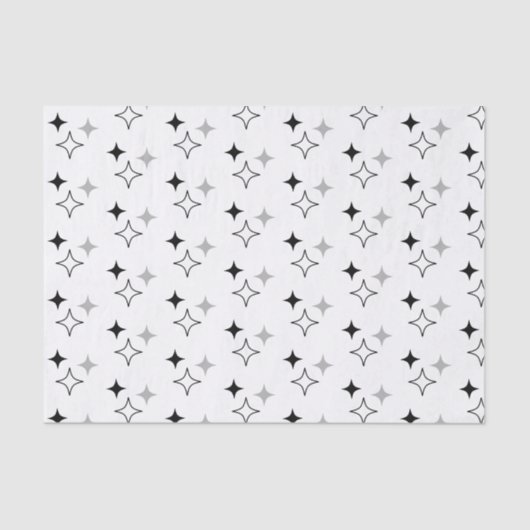 Papier Mousseline Boho Sparkle Motif (Recto)