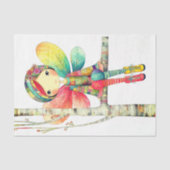 Papier Mousseline Boho Whimsical Red Haired Fairy DH1RF Decoupage (Recto)