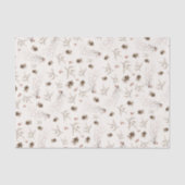 Papier Mousseline Boho Woodland Winterberry Pattern (Recto)