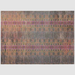 Papier Mousseline Bois à motif texturé Brun Violet Gris Vintage