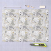 Papier Mousseline Bois Animaux Bois d'hiver (Artisanat)