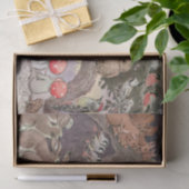 Papier Mousseline Bois Animaux et enfants Elsa Beskow (Cadeau)