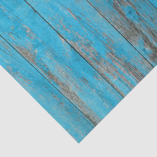 Papier Mousseline bois bleu rustique (Détail)