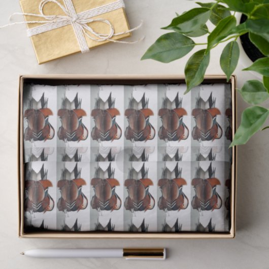 Papier Mousseline Bois Canard Thunder_Cove (Cadeau)