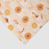 Papier Mousseline Bois d'automne (Détail)