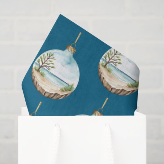 Papier Mousseline Bois de Noël Whimsical (Sac cadeau)