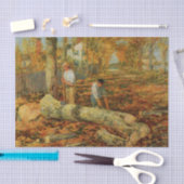 Papier Mousseline Bois de sciage (par Childe Hassam) (Artisanat)