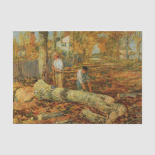 Papier Mousseline Bois de sciage (par Childe Hassam)