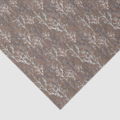 Papier Mousseline Bois d'hiver arbres d'hiver (Détail)