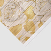 Papier Mousseline Bois Floral Moderne Papier Tissu Populaire (Détail)