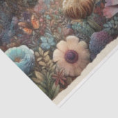 Papier Mousseline Bois Imaginaire Fleur Unicorne Découpage (Détail)