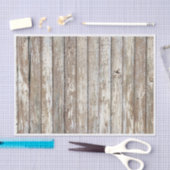 Papier Mousseline Bois patiné de grange (Artisanat)