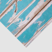 Papier Mousseline Bois rustique bleu (Détail)