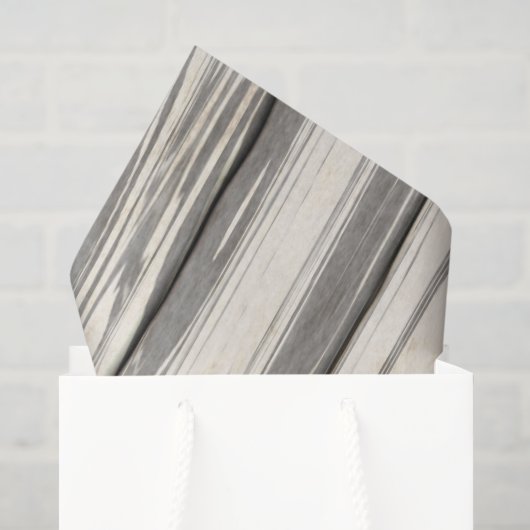 Papier Mousseline Bois simulé usé (Sac cadeau)
