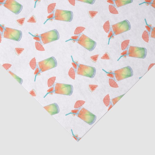 Papier Mousseline Boissons d'été (Détail)