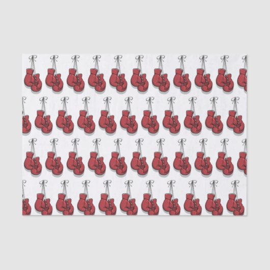 Papier Mousseline Boîte de découpage Anniversaire Gants rouges (Recto)