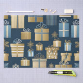 Papier Mousseline boîte de noël papier de tissu (Artisanat)