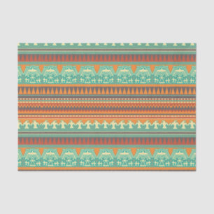 Papier Mousseline Boîte de réception pour les motifs tribaux aztèque